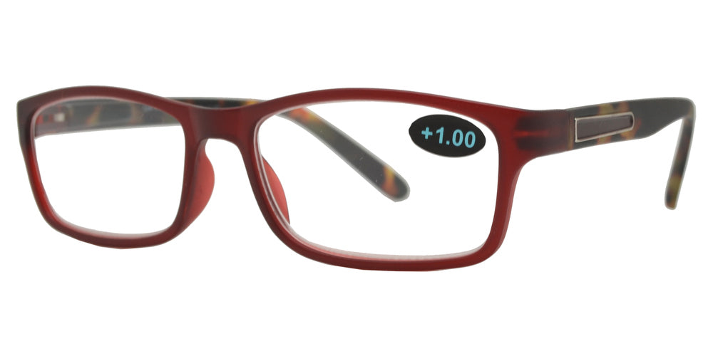 Wholesale - RS 1199 - Plastic Rectangular Reading Glasses - Dynasol Eyewear