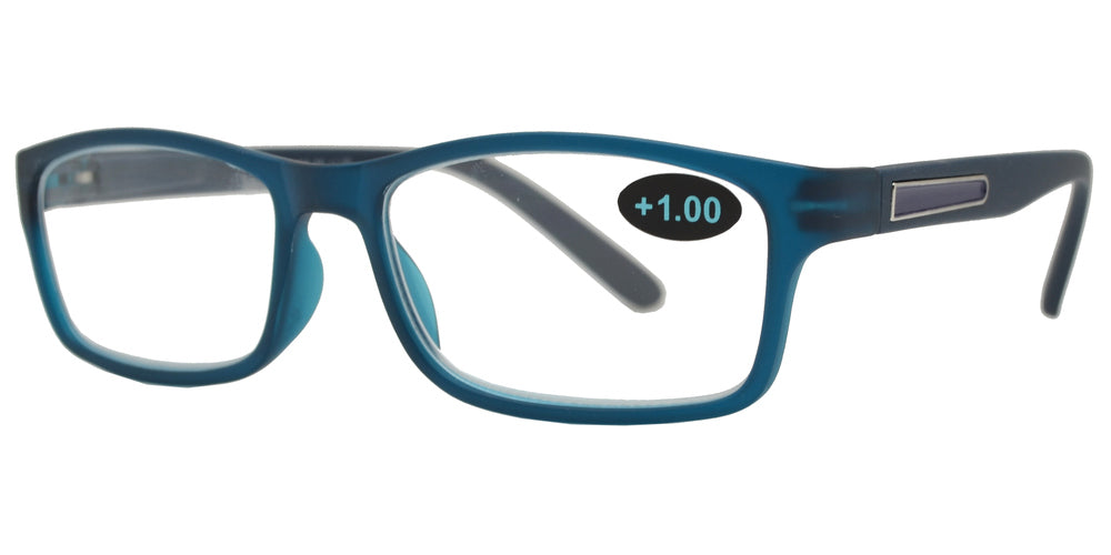 Wholesale - RS 1199 - Plastic Rectangular Reading Glasses - Dynasol Eyewear
