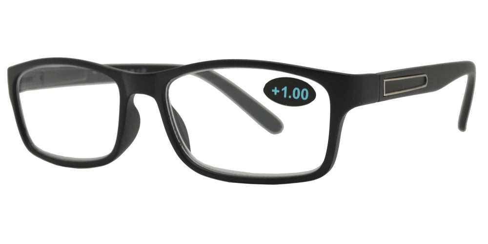 Wholesale - RS 1199 - Plastic Rectangular Reading Glasses - Dynasol Eyewear