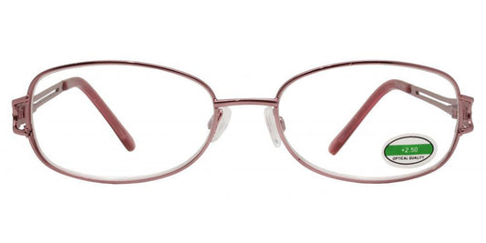 Wholesale - RS 1296 - Butterfly Temple Cut Out Metal Reading Glasses - Dynasol Eyewear