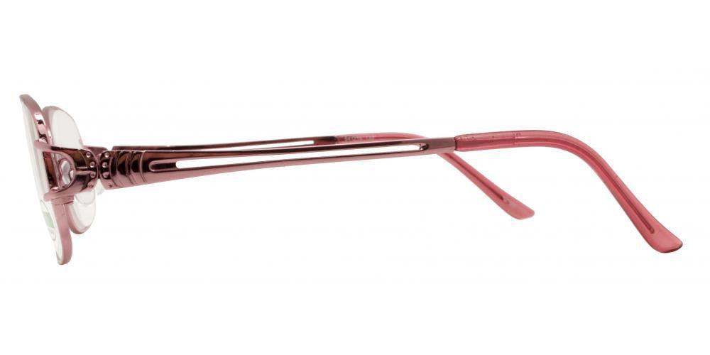 Wholesale - RS 1296 - Butterfly Temple Cut Out Metal Reading Glasses - Dynasol Eyewear