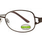 Wholesale - RS 1296 - Butterfly Temple Cut Out Metal Reading Glasses - Dynasol Eyewear