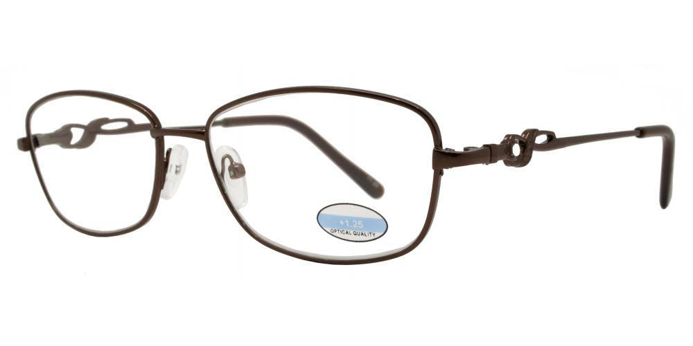 Wholesale - RS 1299 - Butterfly Decorative Temple Metal Reading Glasses - Dynasol Eyewear