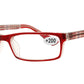 Wholesale - RS 1306 +2.00 - Rectangular Plastic Reading Glasses - Dynasol Eyewear