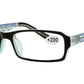 Wholesale - RS 1307 +2.00 - Rectangular Plastic Reading Glasses - Dynasol Eyewear