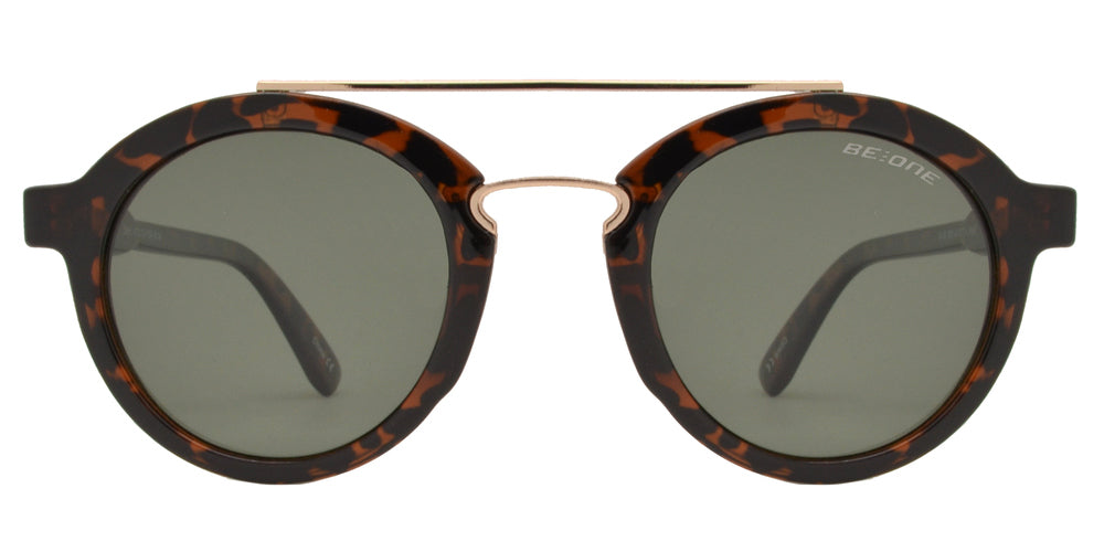 Wholesale - PL Seth - Polarized Round Key Hole Plastic Sunglasses - Dynasol Eyewear