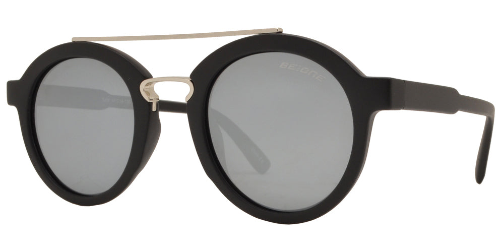 Wholesale - PL Seth - Polarized Round Key Hole Plastic Sunglasses - Dynasol Eyewear