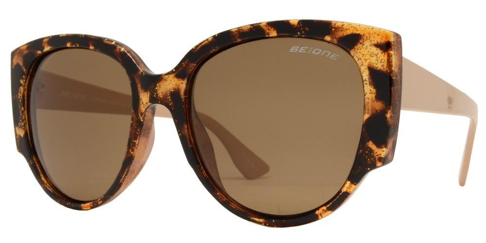 Wholesale - PL Soprano - Polarized Women Retro Cat Eye Plastic Sunglasses - Dynasol Eyewear