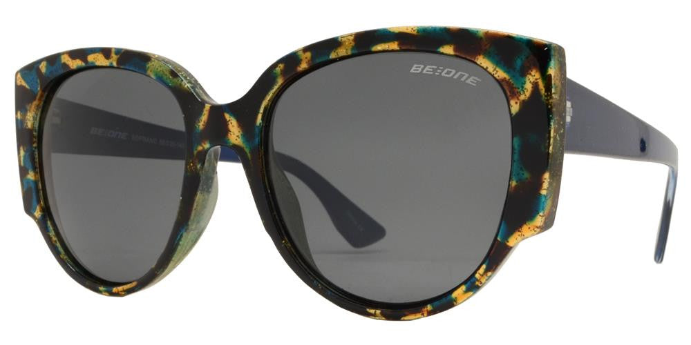 Wholesale - PL Soprano - Polarized Women Retro Cat Eye Plastic Sunglasses - Dynasol Eyewear