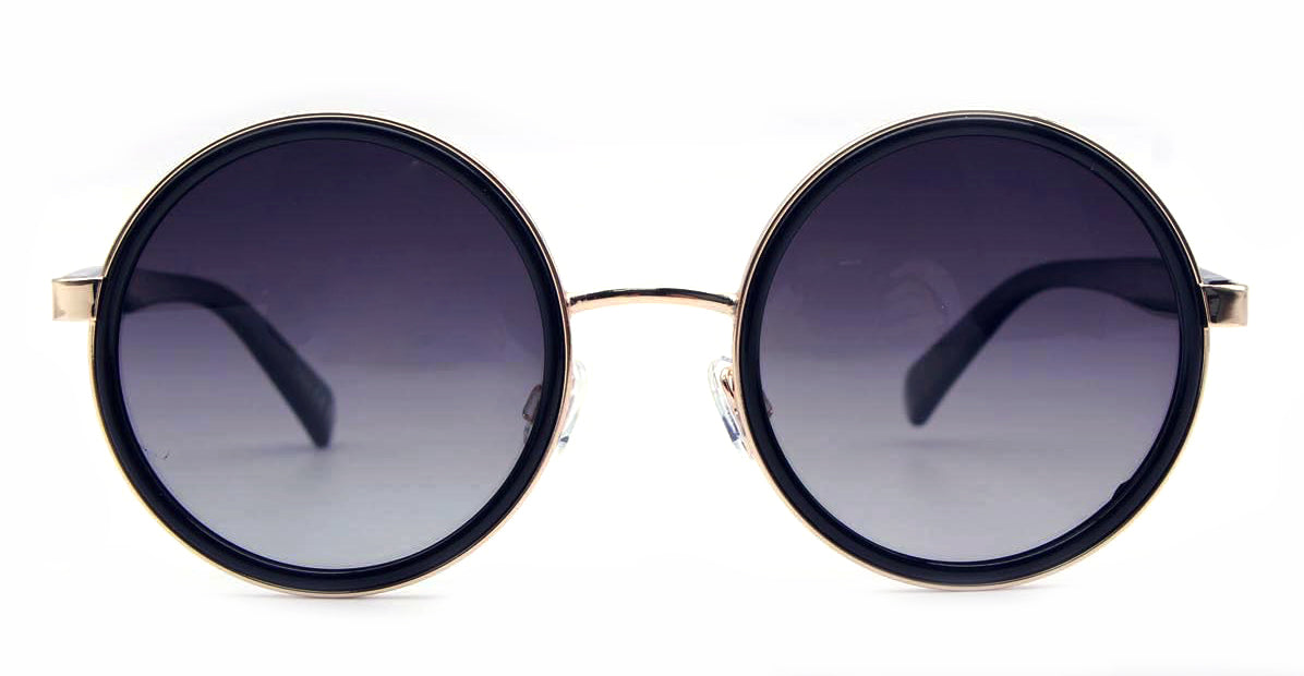 PL Theory - Polarized Round Plastic Sunglasses