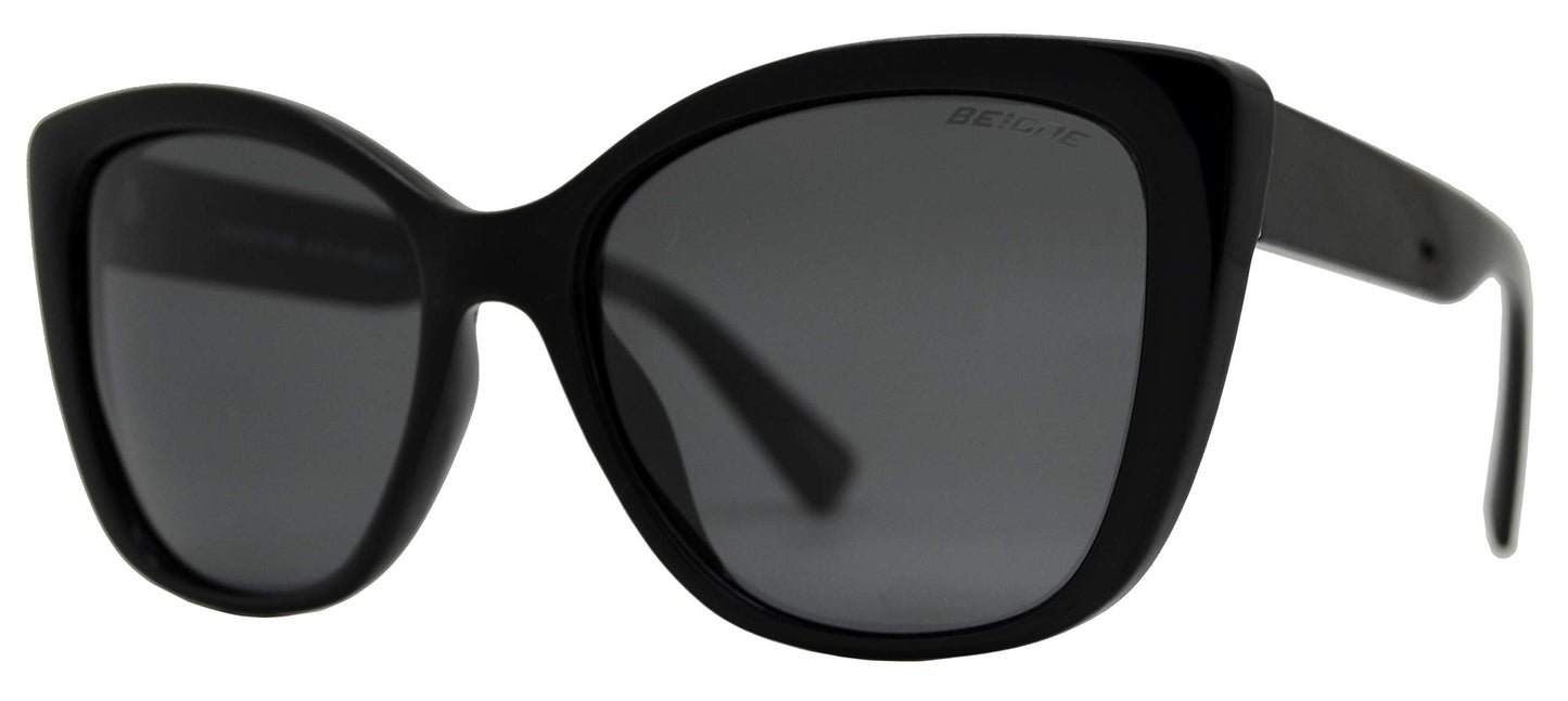 PL 6176 - Polarized Women Cat Eye Plastic Sunglasses