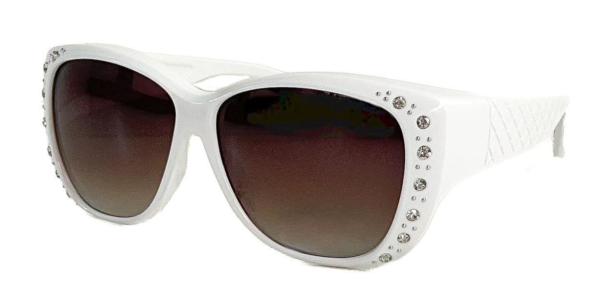 PL 7833 BX - Women's Cover Over 1.1 MM Polarized Sunglasses with Rhinestones