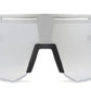 2687 - Semi Rimless Color Mirror One Piece Shield Lens Sports Sunglasses