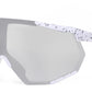 2688 - Semi Rimless Color Mirror One Piece Shield Lens Sports Plastic Sunglasses