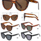 2690 - Large Cat Eye Women Plastic Sunglasses