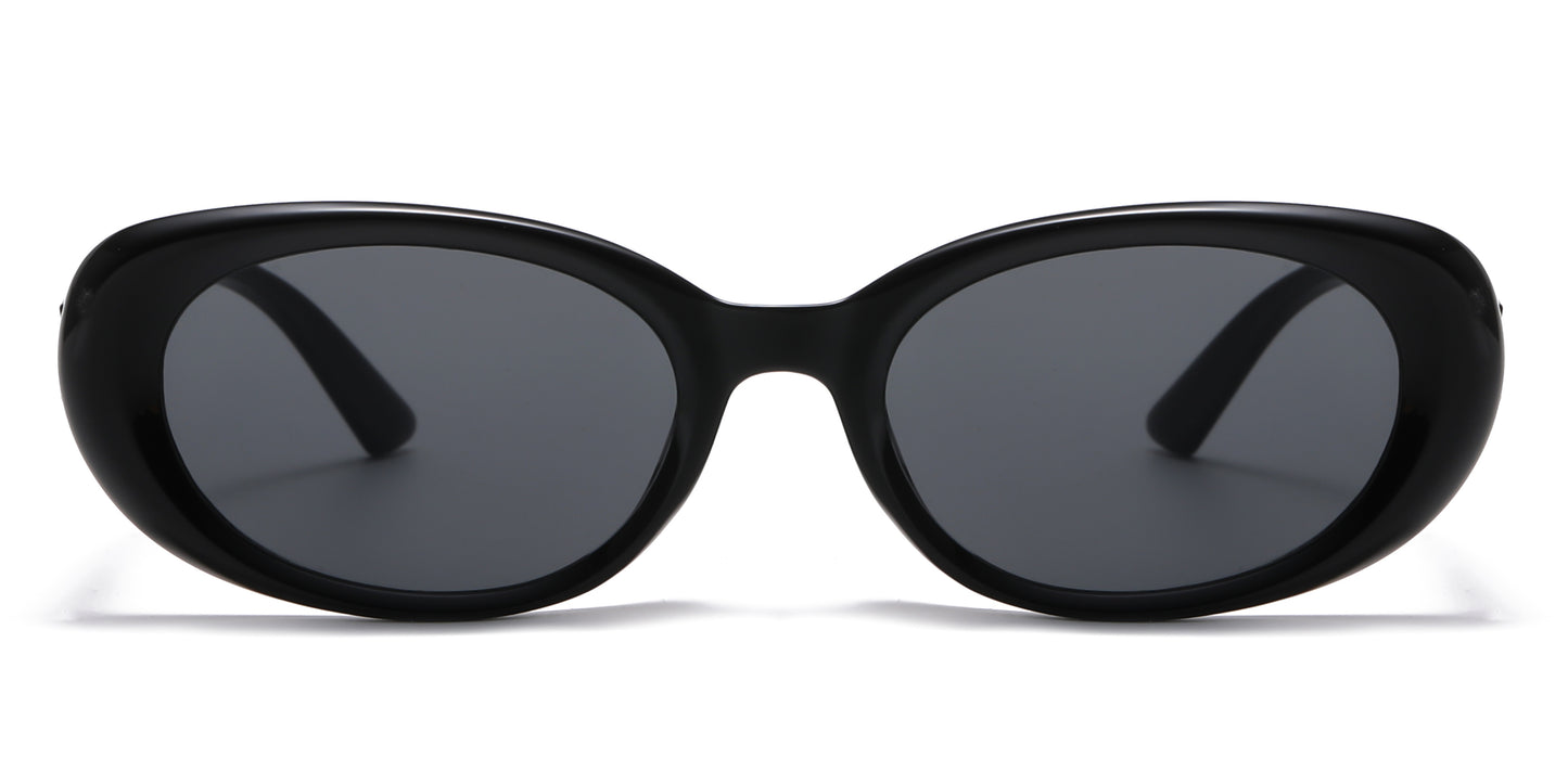 2691 - Rectangular Plastic Sunglasses