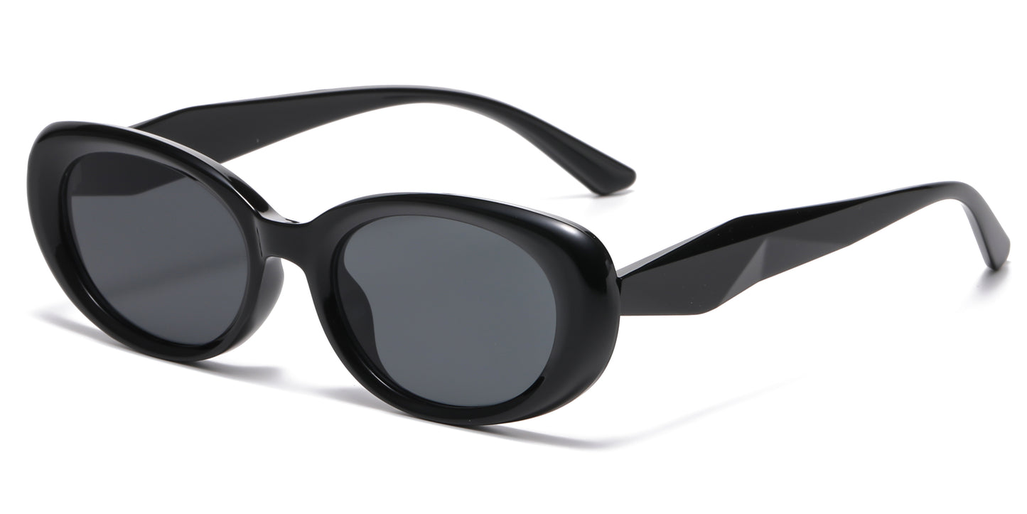 2691 - Rectangular Plastic Sunglasses