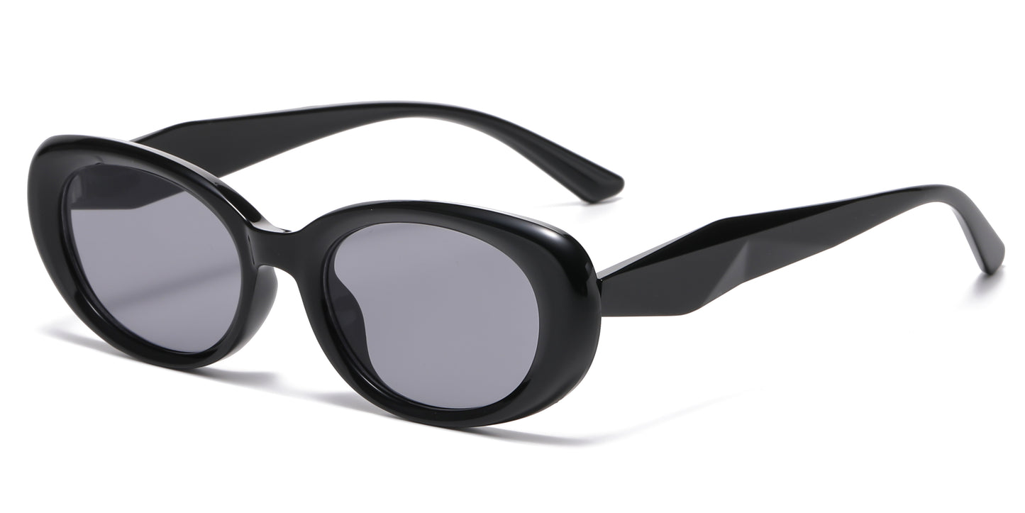 2691 - Rectangular Plastic Sunglasses