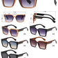 2697 - Square Fashion Plastic Sunglasses