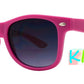 4567-3 - Kids Horn Rimmed Full Color Sunglasses