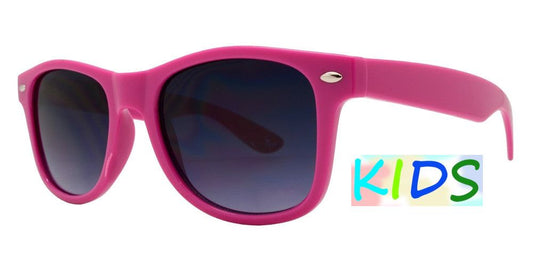 4567-3 - Kids Horn Rimmed Full Color Sunglasses