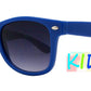 4567-3 - Kids Horn Rimmed Full Color Sunglasses