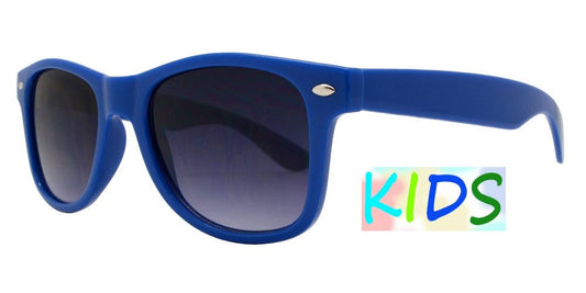 4567-3 - Kids Horn Rimmed Full Color Sunglasses