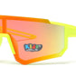 4583 - Kids Sports Shield Sunglasses with Color Mirrored Lens