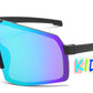 4584 - Kids Sport One shield Sunglasses with Color Mirrored Lens