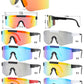 4585 - Kids Sport One shield Sunglasses with Color Mirrored Lens