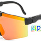 4585 - Kids Sport One shield Sunglasses with Color Mirrored Lens