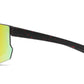 4586 - Kids Sport One Piece Flip Up Lens Shield Sunglasses with Color Mirrored Lens