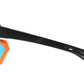 4589 - Kids Sport One Piece Shield Plastic Sunglasses with Color Mirrored Lens