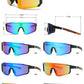 4591 - Kids Semi Rimless Color Mirror One Piece Shield Lens Sports Kids Sunglasses