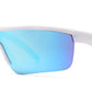 4593 -  Kids Sports Semi Rimless One Piece Lens Plastic Sunglasses