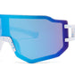 4902 - Kids Sport Rimless One Piece Shield Plastic Sunglasses