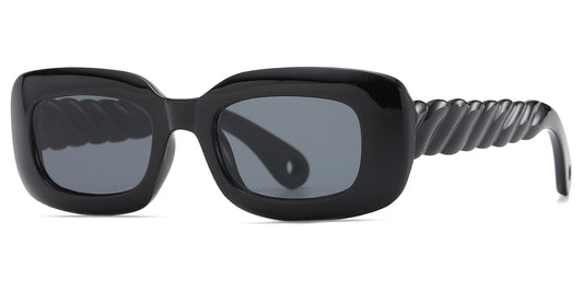 5223 - Rectangular Plastic Sunglasses