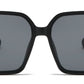 5225 - Fashion Plastic Square Sunglasses