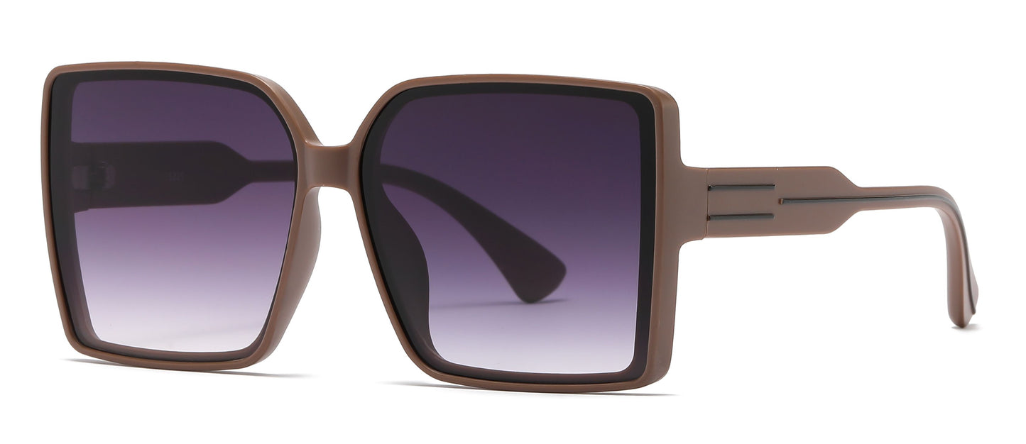 5225 - Fashion Plastic Square Sunglasses