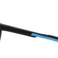 5228 - Plastic Flat Top One Piece Sports Rimless Sunglasses