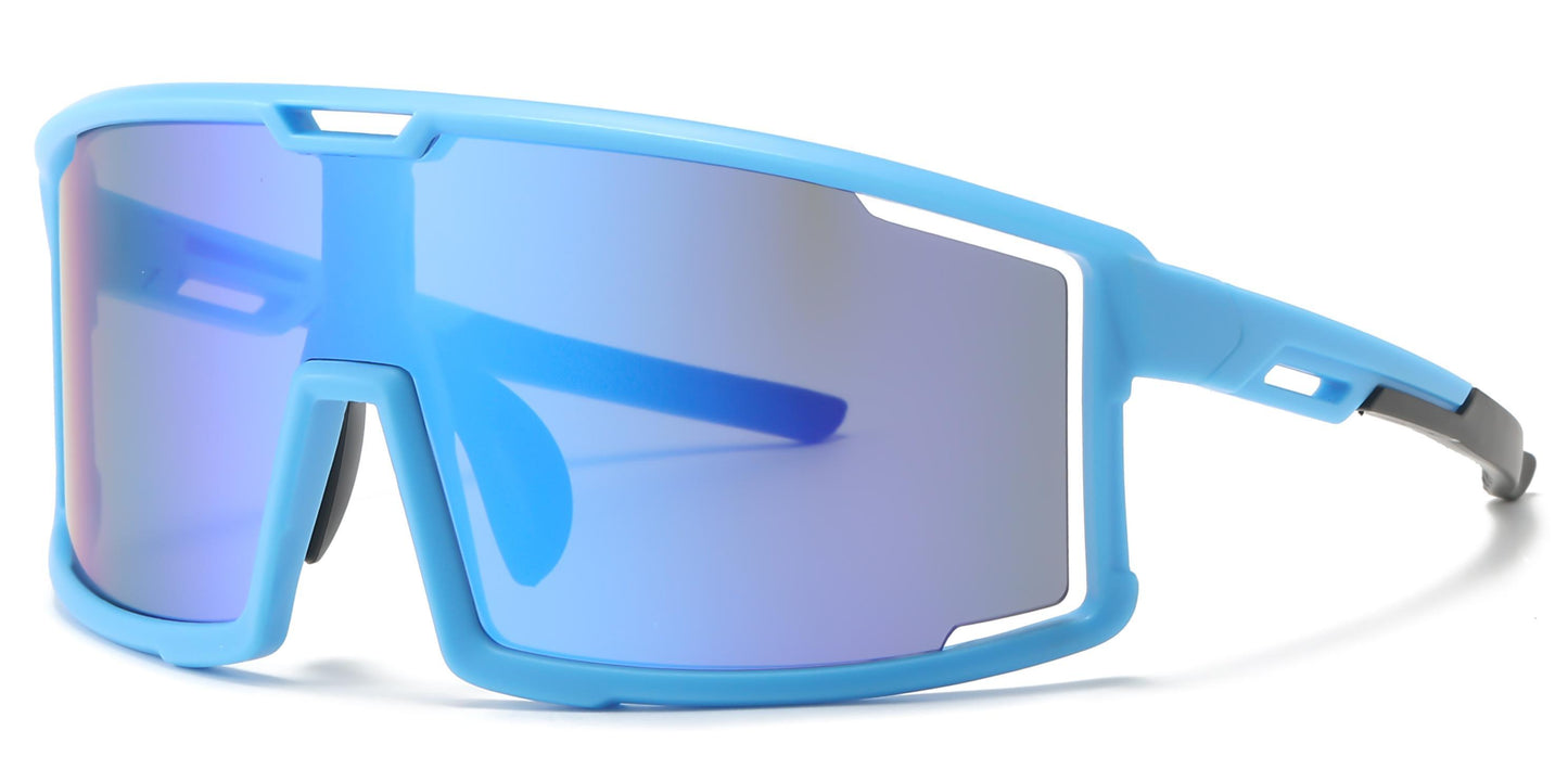 5230 - One Piece Lens Plastic Shield Sunglasses