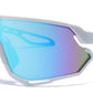 5231 - Plastic Sports Sunglasses with Color Mirror Lens