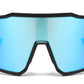 5233 - Plastic Flat Top One Piece Sports Rimless Sunglasses