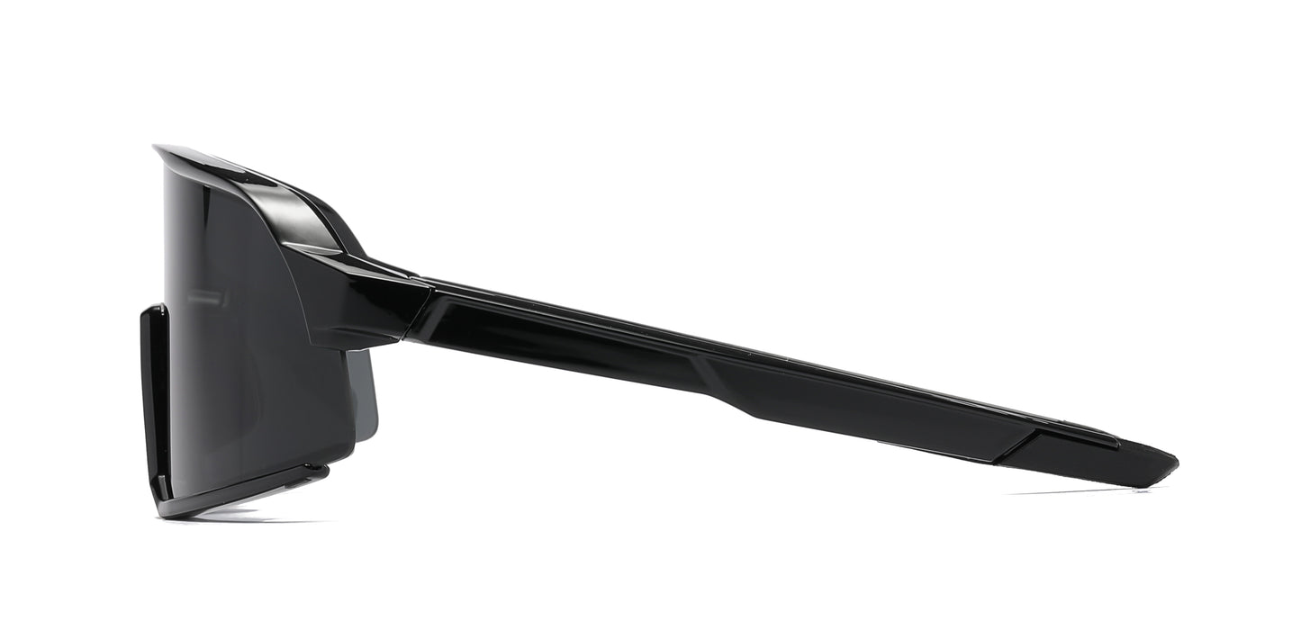 5235 - One Piece Shield Sports Sunglasses