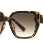 5236 - Fashion Square Butterfly Plastic Sunglasses