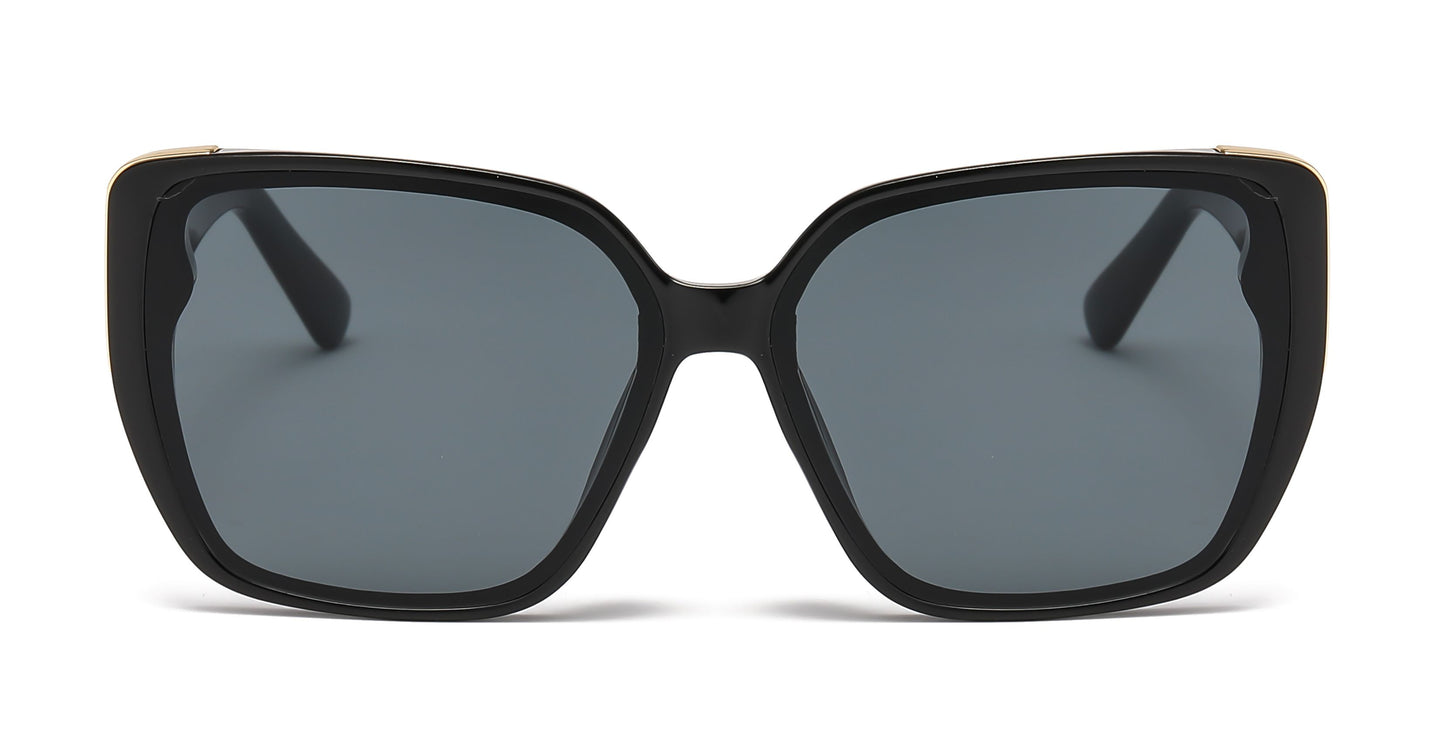 5236 - Fashion Square Butterfly Plastic Sunglasses