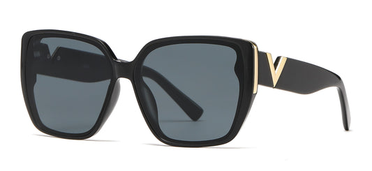 5236 - Fashion Square Butterfly Plastic Sunglasses