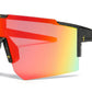 5239 - Semi Rimless Color Mirror One Piece Shield Lens Sports Sunglasses