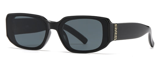 5240 - Rectangular Plastic Fashion Sunglasses