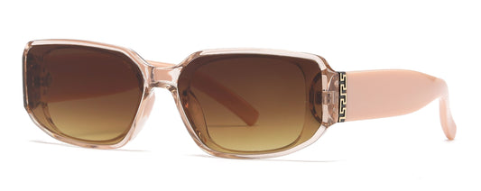 5240 - Rectangular Plastic Fashion Sunglasses